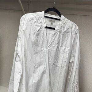 Calvin Klein White Casual Button Down Shirt